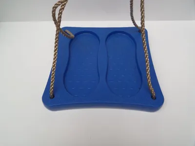 Produktbild von Fußschaukel 36x36x4 cm pp Seil blau - Hermic