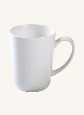 Produktbild von Piana Henkelbecher Porzellan, weiß H 11 cm, D 8,5 cm