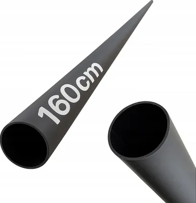 Obrázok produktu pre Rúrka - Oceľová rúrka - 160 cm - ⌀ 19 mm - Čierna - Práškovo lakovaná - Schodiskové zábradlie - Výplň zábradlia