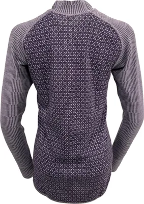 Produktbild von Devold Kvitegga Merino 230 Cross Neck Wmn Orchid Orchid L