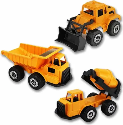 Produktbild von Kinder Baufahrzeuge Spielzeug - ca. 19 cm