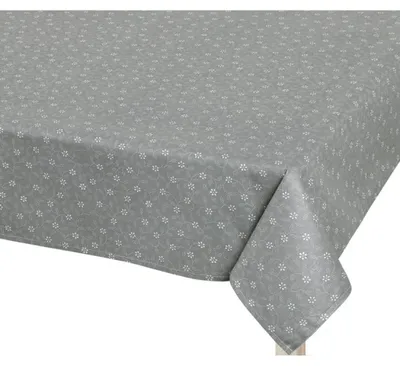 Obrázek produktu pro Ubrus ADÉLA - 100x100 cm - Šedá,Bílá