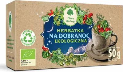 Zdjęcie produktu dla HERBATKA NA DOBRANOC(25 x 2 g) 50 g - DARY NATURY