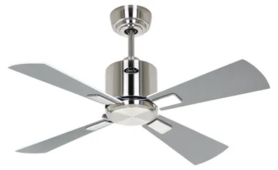 Immagine prodotto di Ventilatore da soffitto a risparmio energetico con telecomando Eco Neo III WiFi 92 cm Cromo opaco Lame Bianco / Grigio luce