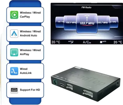 Produktbild von Drahtloses CarPlay und Android Auto, nahtlose Konnektivität, Multimedia-Unterstützung, NTG5.0