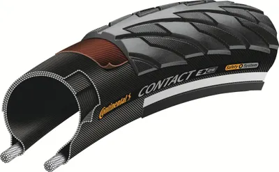 Produktbild von Continental 28-622 Contact, E-25, Draht, Reflex schwarz