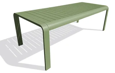 Image de Table de jardin en aluminium