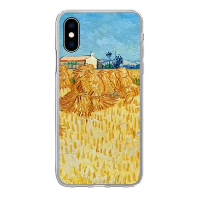 Produktbild von MuchoWow® Handyhülle Schutzhülle Hülle für iPhone X Weinlese in der Provence - Vincent van Gogh Silikon Softcase Handy Hülle - Handyhülle