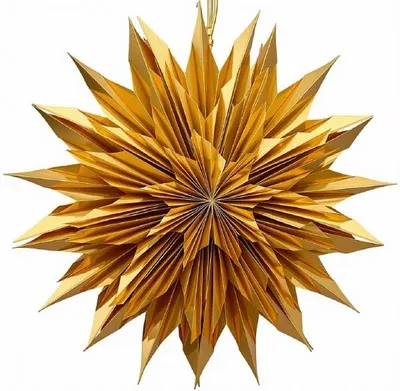 Only Natural – Papier-Lampenschirm – Gold – 60 cm – Ansicht 1, Obrázok generovaný UI