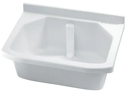Produktbild von Romay Mehrzweckbecken, 650×450mm, Kunststoff, hängend, weiß, 1 Stk.