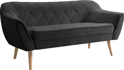 Produktbild von MIRJAN24 Sofa Skand 2, Polstersofa mit Wellenfeder, Holzfüße, Wohnzimmer Kollektion (Farbe: Kronos 34)