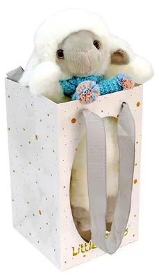 Image de Plüsch Schaf in Geschenktasche mit Schlaufe - ca. 24 cm