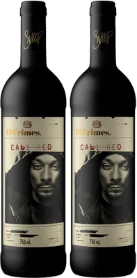 Produktbild von Snoop Dogg 2er Set Cali Red Rotwein 2x 0,75L (13% Vol) 19 Crimes Kalifornien Rotwein von Snoop Dogg- [Enthält Sulfite]