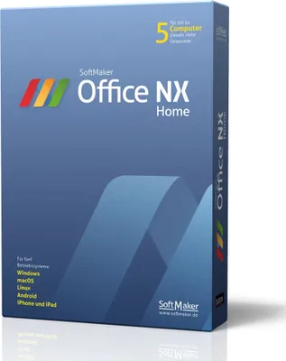 Image de SoftMaker Office NX Home WIN/MAC 5Périphériques (Code in a Box)