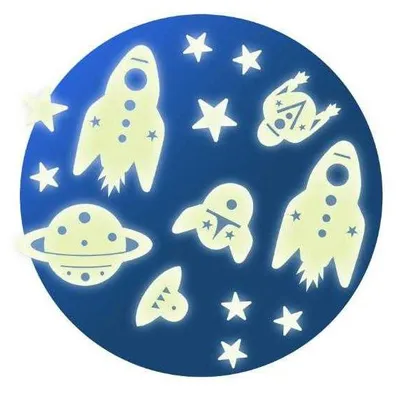 Zdjęcie produktu dla Zestaw dekoracyjny „Cosmos” z serii fluorescencyjnej, Djeco