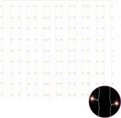 Obrázok produktu pre vidaXL LED svetelný záves 3x3 m 300 LED teplá biela 8 funkcií