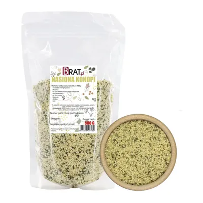 Zdjęcie produktu dla Nasiona konopi 500g Brat.pl