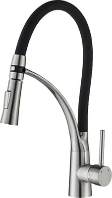 Immagine prodotto di Rubinetto da cucina, bocca estraibile, comando monocomando, nichel