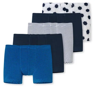 Immagine prodotto di Schiesser, confezione da 5 boxer per ragazzi - 95% cotone, 5% Spandex - taglie dalla 92 alla 140