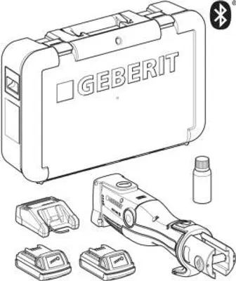 Produktbild von Geberit 691022P11 ACO 203plus Pressgerät im Koffer 18V,