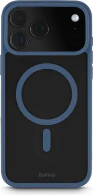 Image de Frame Protect cover pour iPhone 17 Pro Max, Magnetic, transparent/bleu ,