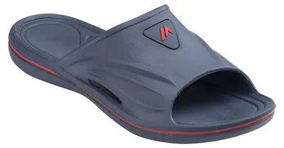 Image de Martes - Sandales tongs pour hommes "Awerten II" (modèle IG5075) (taille 42 EU) (bleu marine/rouge)