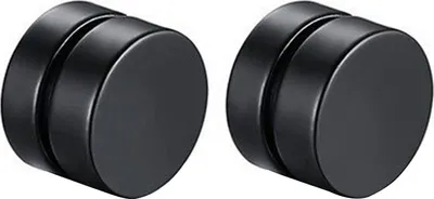 Produktbild von Ohrringe, cool, rostfrei, Punk-Stil, nicht durchdringend, magnetisch, Herren-Ohrstecker für Bar, Club-Schwarz