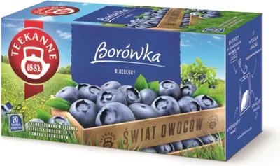 Produktbild von Herbata owocowa Borówka TEEK Herb 20 torebek
