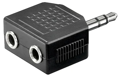 Immagine prodotto di goobay Audio Adapter 3,5 mm 1 zu 2 (Bulk)