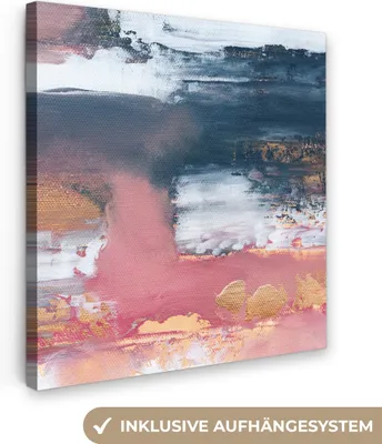 Obrázek produktu pro OneMillionCanvasses® - Plátno - Abstraktní - Malba - Design, nástěnný obraz, nástěnné dekorace, obrázky do obývacího pokoje, 90x90cm