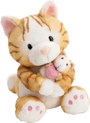 Immagine prodotto di Peluche gatto con bambino NICI GREEN