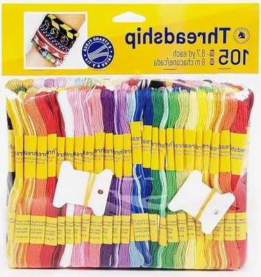 Obrázok produktu pre 100 % bavlnená priadza na vyšívanie a pletenie