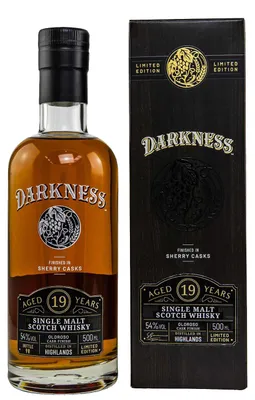 Produktbild von Darkness 19 Jahre - Secret Highlands - Oloroso Cask Finish - Single Malt Scotch Whisky