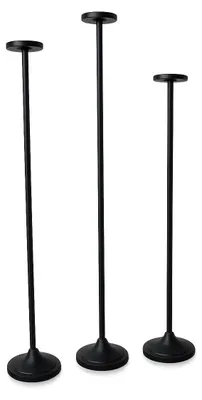 Produktbild von LOFT42 Bodenkerzenhalter-Set Ambi - Schwarzes Metall