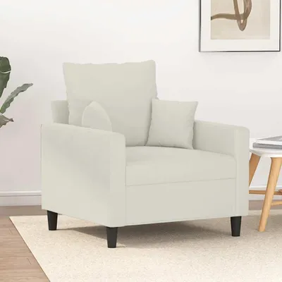Zdjęcie produktu dla Kremowy aksamitny fotel o szerokości siedziska 60 cm, z metalową konstrukcją i wyściełanym siedziskiem, idealny do salonu lub kącika do czytania