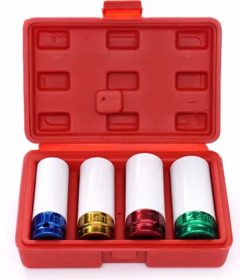 Produktbild von Kraft&Dele KD10523 Steckschlüsselsatz für Aluminiumscheiben 4 Stück 1/2"