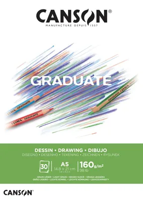 Productafbeelding van CANSONC400110364 CANSON Studiebord GRADUATE, voor tekenen, formaat DIN A5