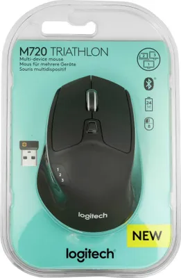 Immagine prodotto di Logitech M720 Triathlon - Mouse - Destrorso - Ottico - 7 pulsanti - Senza fili