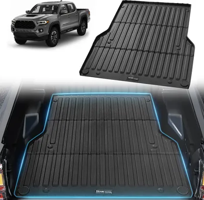Obrázek produktu pro Podložka do lůžka nákladního automobilu VEVOR kompatibilní s Toyotou Tacoma 2005-2023, TPE podložka do lůžka nákladního automobilu pro lůžka nákladních automobilů 1520 x 1360 x 45 mm, silná černá matrace