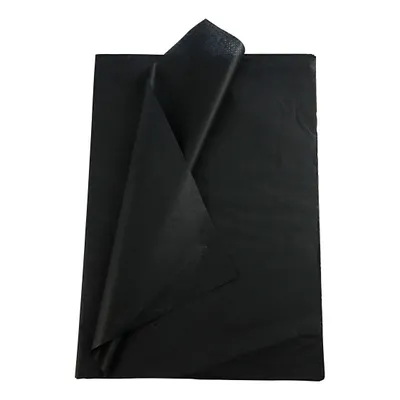 Produktbild von Seidenpapier, Blatt 50x70 cm,  14 g, Schwarz, 10Bl.