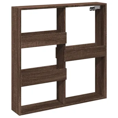 Zdjęcie produktu dla vidaXL Szafka ścienna brązowy dąb 80x15x80 cm materiał drewnopochodny