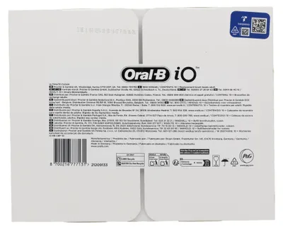 Produktbild von Braun Oral-B iO Aufsteckbürsten Ultimative Reinigung 10 Stück, schwarz