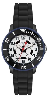 Produktbild von s.Oliver Kinderuhr - Rund - Schwarz - 38 mm - Uhr aus Kunststoff mit Quarzwerk a