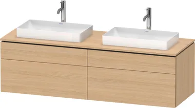 Produktbild von DURAVIT LC4873B30300000 Konsolen-WTU wandhängend L-Cube 550x1