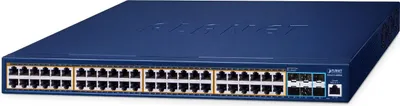 Image de PLANET L3 48-Port 10/100/1000T PoE+  +6-Port 10G SFP+