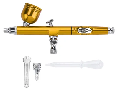 Produktbild von Airbrushpistole 0,3 Mm, Schwerkraft-Feed, 7 Ml Farbbehälter Für Kunst Tattoos Nageldesign Tortendekoration