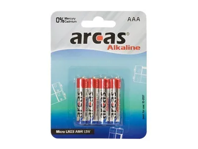 Produktbild von Arcas Alkaline Micro AAA Batterie (4 Stk.)