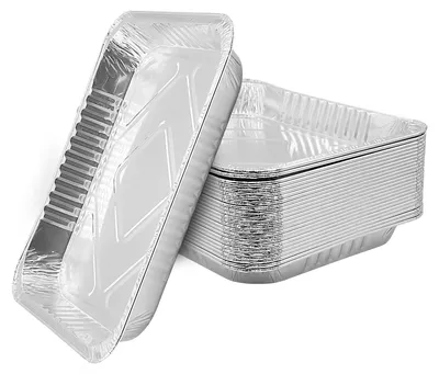 Productafbeelding van Aluminium Grillschalen Groot, 30 Stuks, 2200 ml