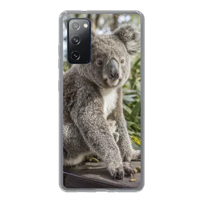 Produktbild von MuchoWow® Handyhülle Schutzhülle Hülle für Samsung Galaxy S20 FE Koala - Holz - Pflanzen - Kinder - Jungen - Mädchen Silikon Softcase Handy Hülle - Abdeckung