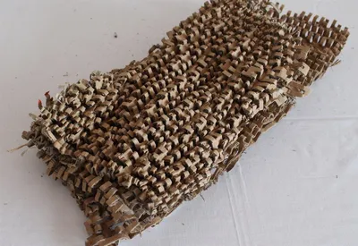 Produktbild von 160 L Füllmaterial 02, 20 cm Breite vorgestaucht,  Füllstoff Altpappe Recyling Polstermatten Polstermaterial Pappe